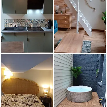 Le Bleu Omer - Jacuzzi & Netflix - Terrasse Privee I Coeur De & Transports - Ideal Famille - Speciale Saint-Omer (Pas-de-Calais)