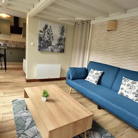 Le Bleu Omer - Jacuzzi Non Dispo & Netflix - Terrasse Privee I Coeur De & Transports - Ideal Famille - Speciale Апартаменты Сент-Омер