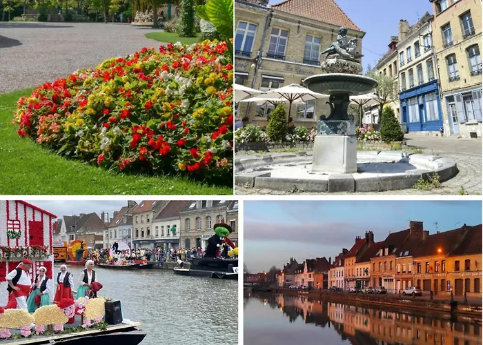 Le Bleu Omer - Jacuzzi & Netflix - Terrasse Privee I Coeur De & Transports - Ideal Famille - Speciale Lägenhet *